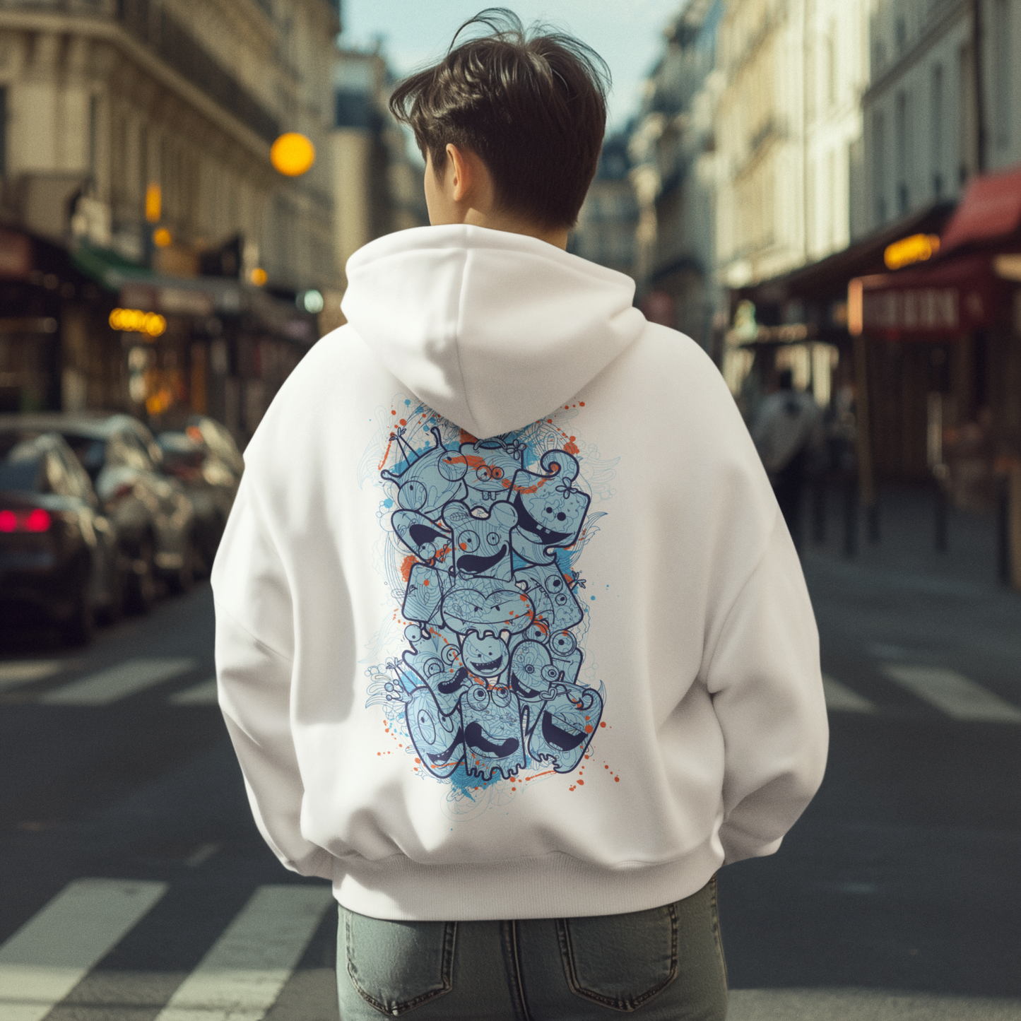 colorful cacophony unisex hoodie