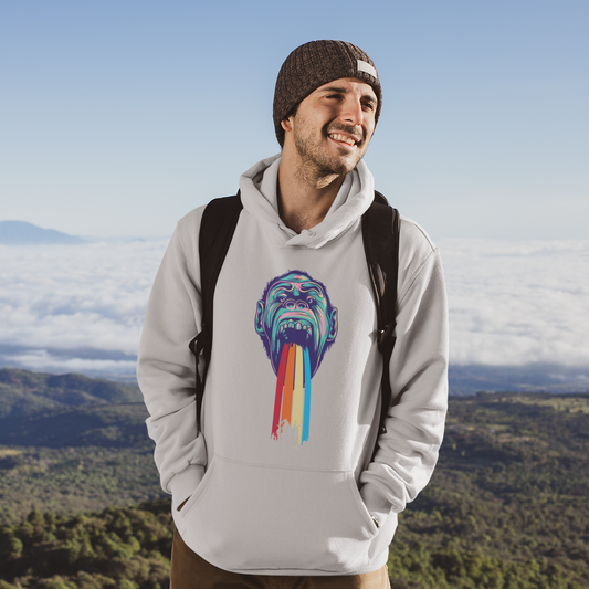 Rainbow Fountain Euphonic Drip Unisex Hoodie