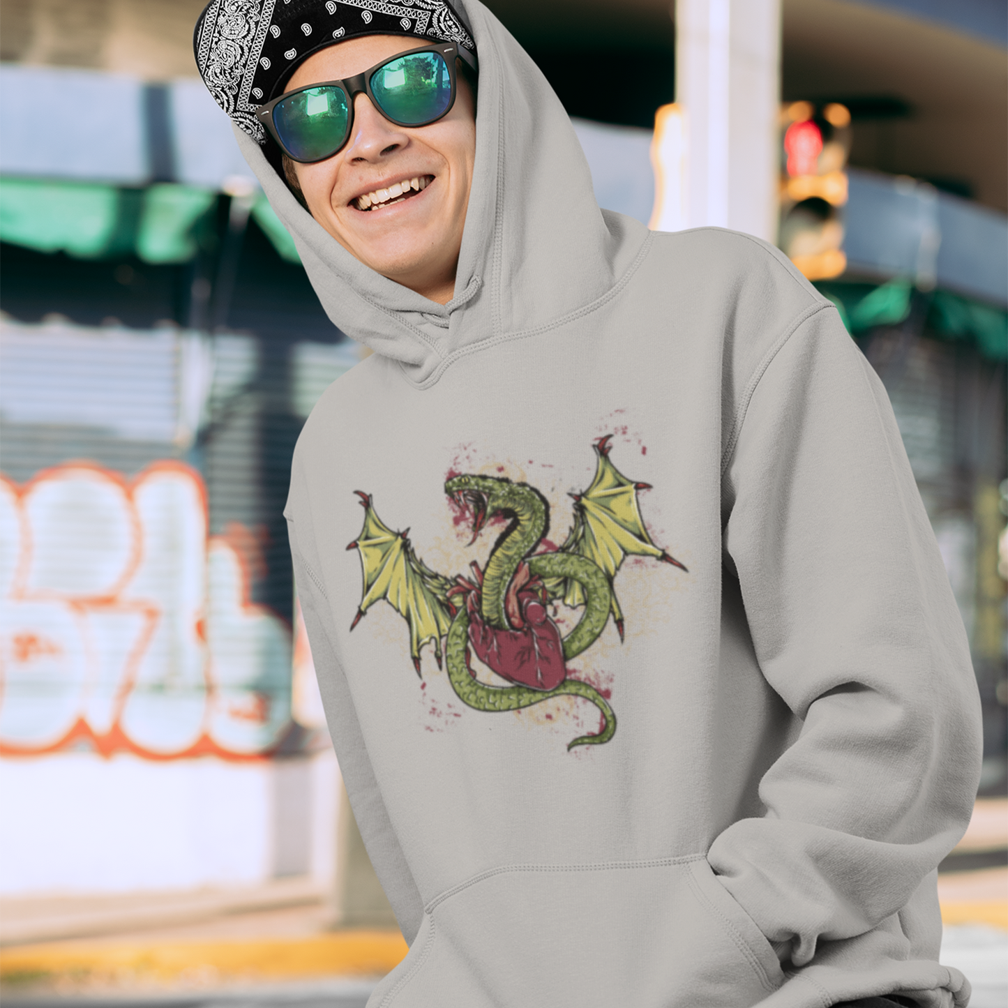 heart of the dragon unisex hoodie