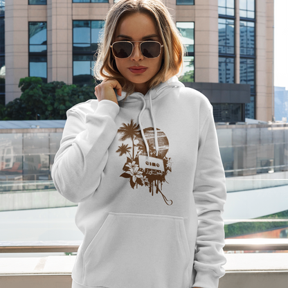 Retro Vibes: Tropical Memories Unisex Hoodie