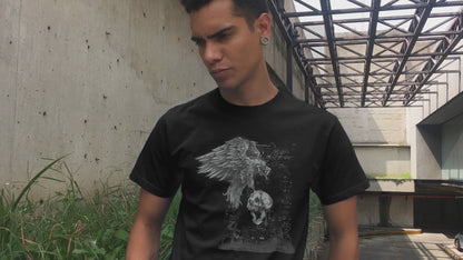 Bird of Prey and Skull Unisex classic tee