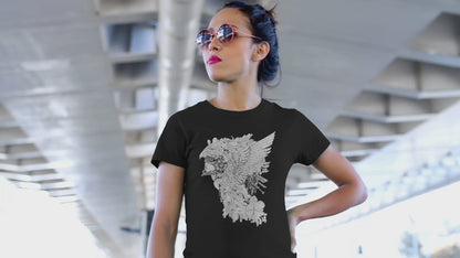 Winged Warrior Figure Unisex classic tee