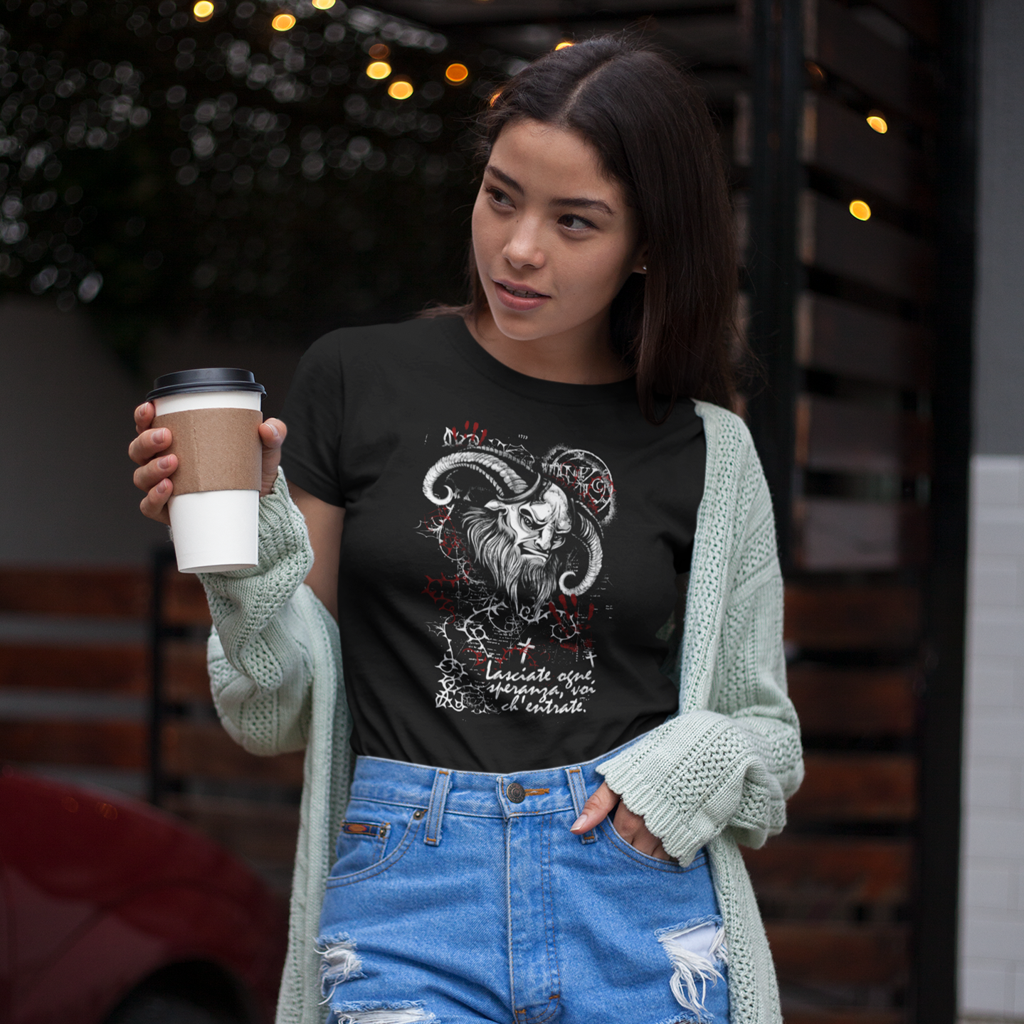 goat of chaos unisex classic tee