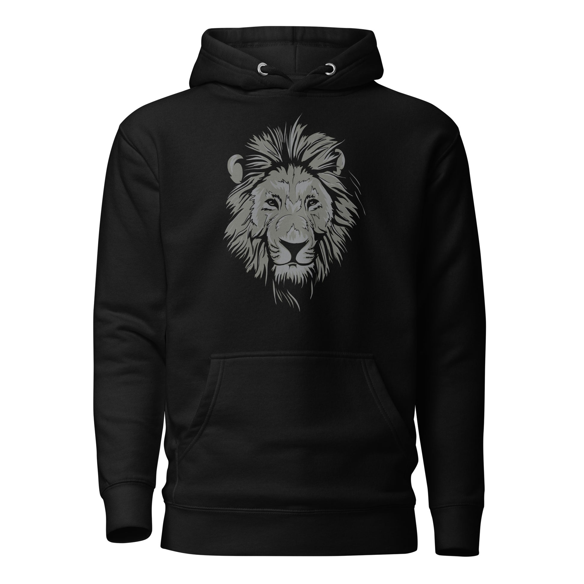 Lion Tamer Hoodie featuring a powerful lion head and tiger design, symbolizing strength and courage, perfect for those who embrace bold, untamed style.