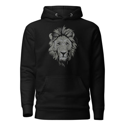 Lion Tamer Hoodie featuring a powerful lion head and tiger design, symbolizing strength and courage, perfect for those who embrace bold, untamed style.