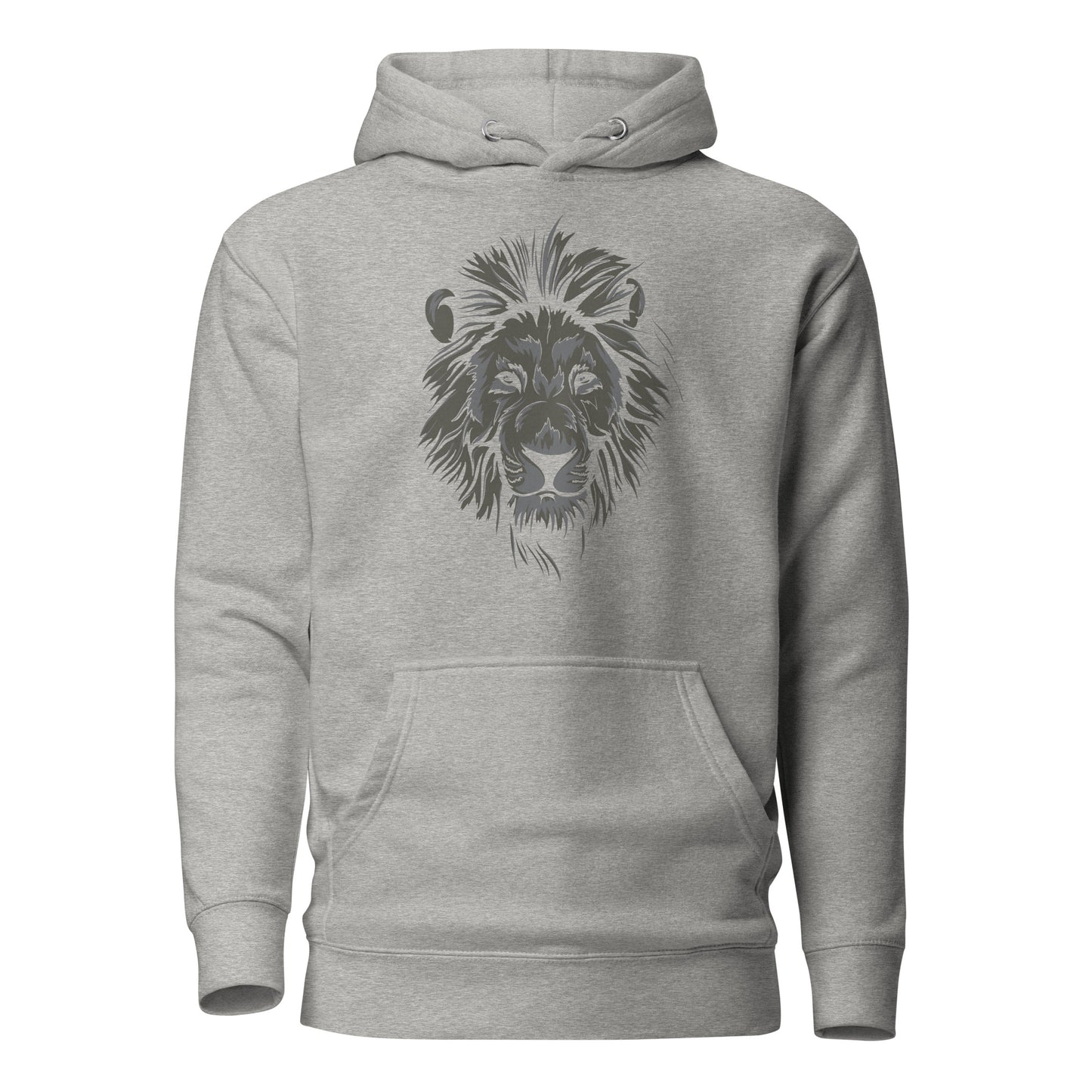 lion tamer hoodie featuring a powerful lion head and tiger design, symbolizing strength and courage, perfect for those who embrace bold, untamed style.