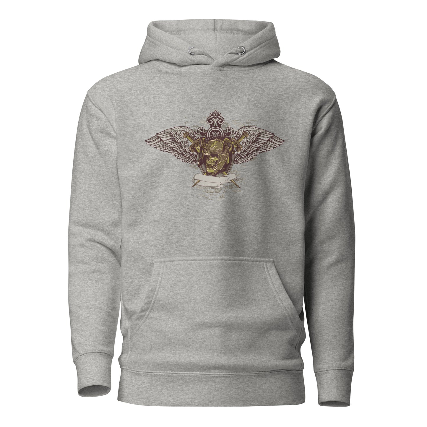 majestic wings unisex hoodie featuring intricate wing designs on the back, symbolizing strength and elegance, crafted for comfort and a versatile, stylish fit.