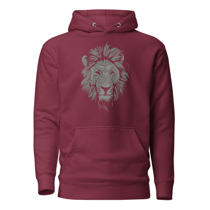 Lion Tamer Hoodie featuring a powerful lion head and tiger design, symbolizing strength and courage, perfect for those who embrace bold, untamed style.