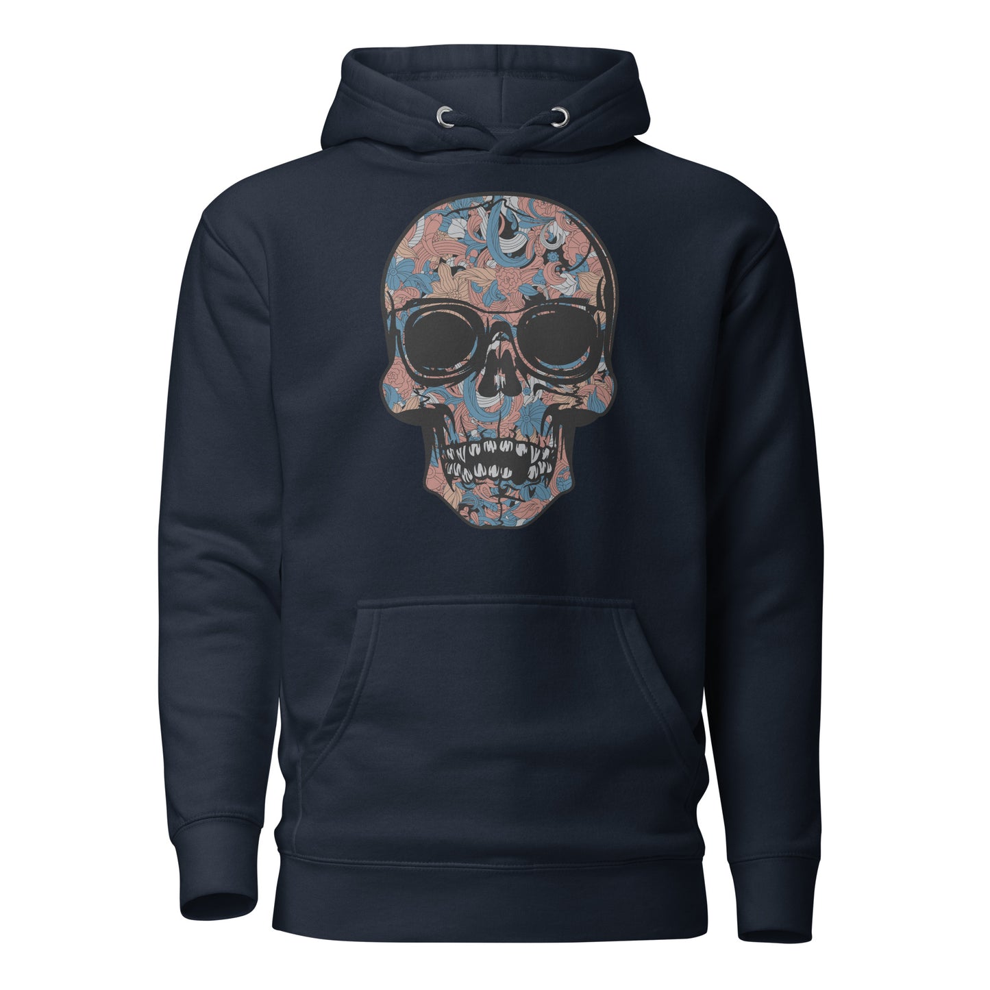 cool dead hippie skull women's hoodie featuring a vintage-inspired skull design with peace symbols and vibrant, bohemian patterns for a rebellious and stylish look.