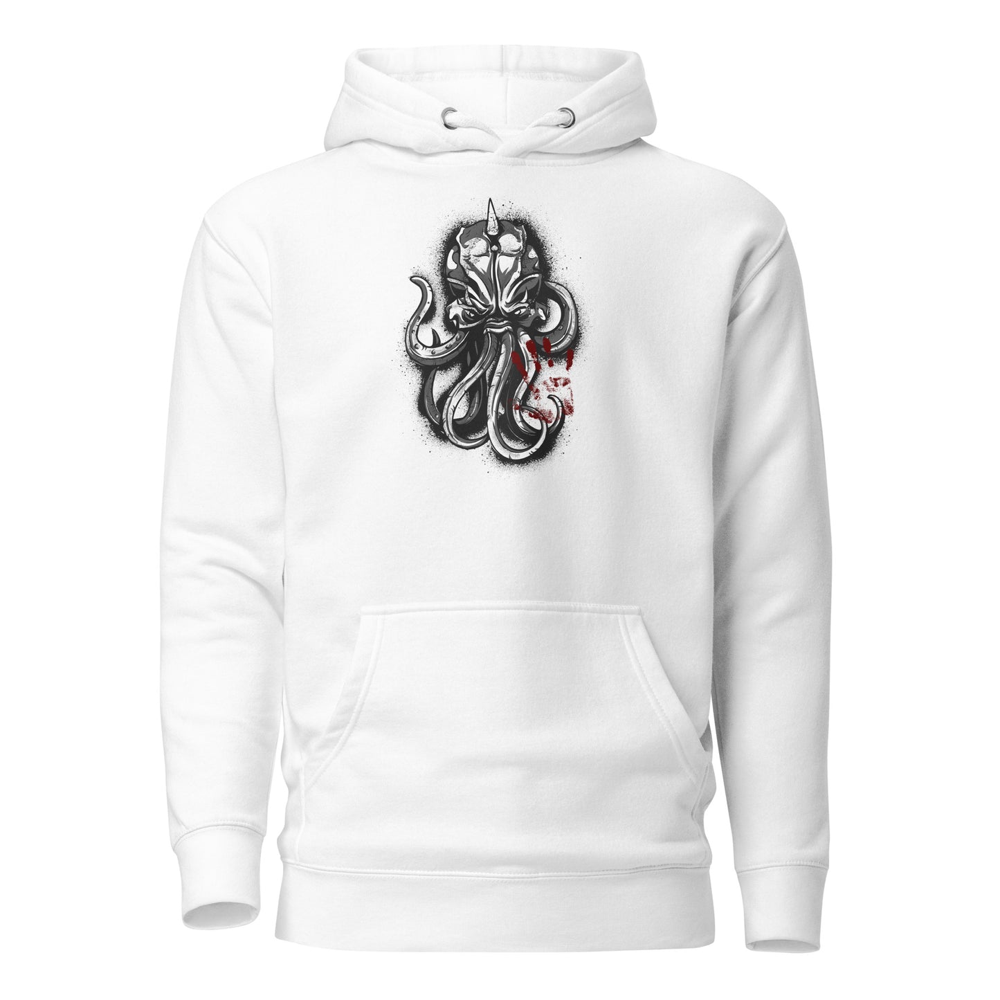 asian ornament octopus hoodie featuring an intricate octopus design intertwined with asian-inspired ornamental patterns, blending oceanic mystery and cultural elegance for a unique and striking look.